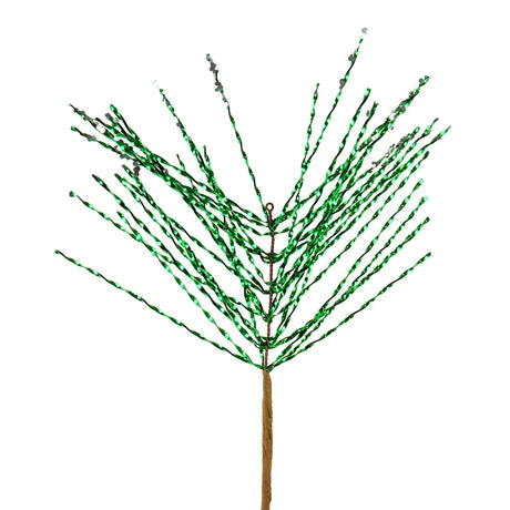 Vara de Follaje Artificial Navideña, Color Verde