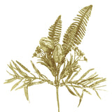 Follaje Navideño Brillante, Color Oro