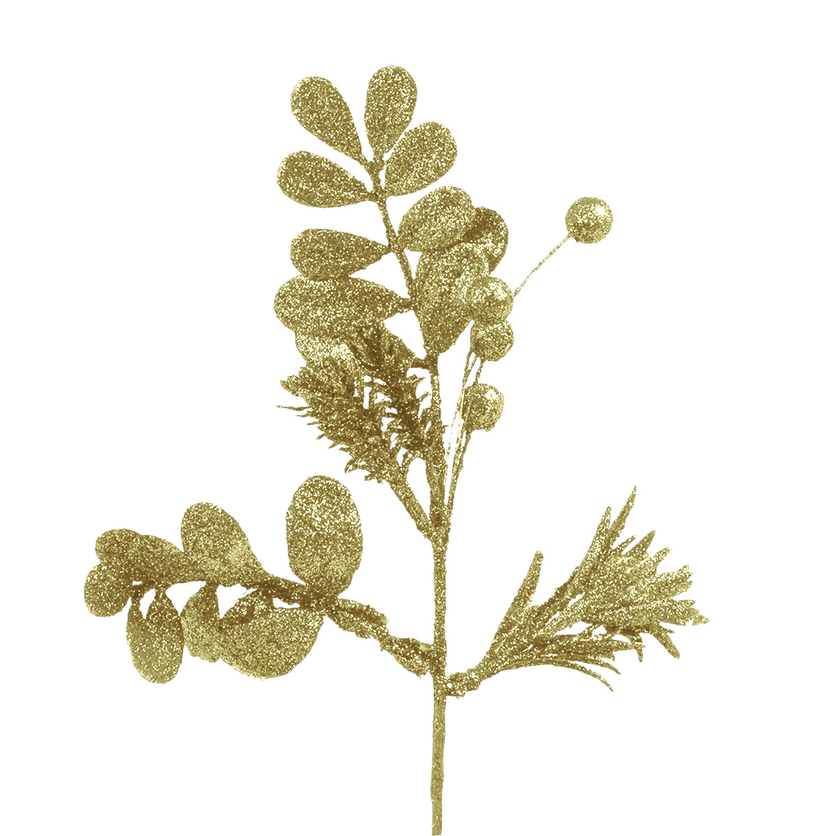 Follaje Navideño Brillante, Planta, Color Oro