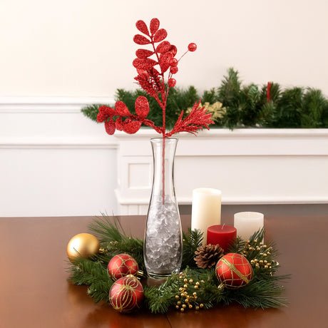 Follaje Navideño Brillante, Planta, Color Rojo