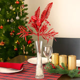 Follaje Navideño Brillante, Color Rojo