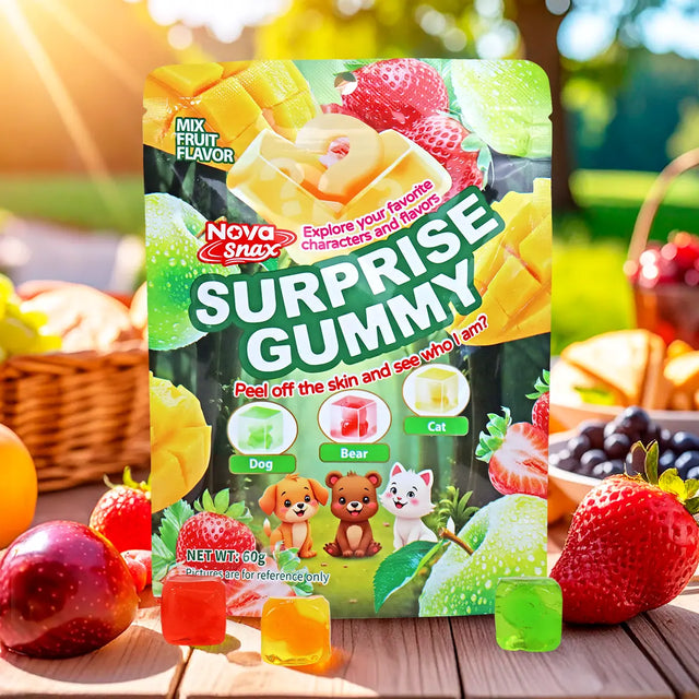 Gomitas Pelables Sorpresa de Sabores, 60 g