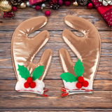 Broches de Cabello Navideños, Cuernos Reno