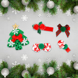 Broches de Cabello Navideños, Pino