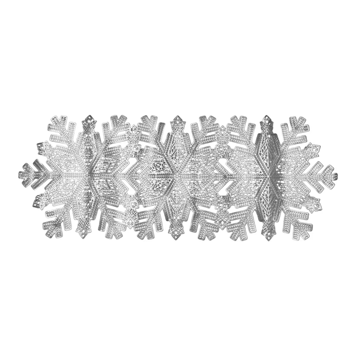 Camino de Mesa, Copo de Nieve, Color Plata