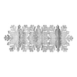 Camino de Mesa, Copo de Nieve, Color Plata