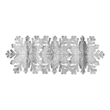 Camino de Mesa, Copo de Nieve, Color Plata