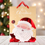Bolsa de Regalo Navideña, Kraft, Santa