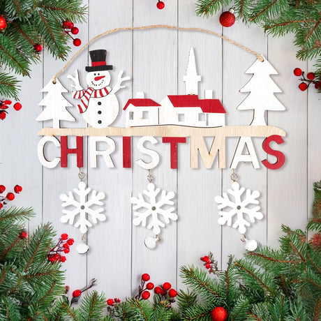 Letrero Navideño en MDF, Christmas, Snowman