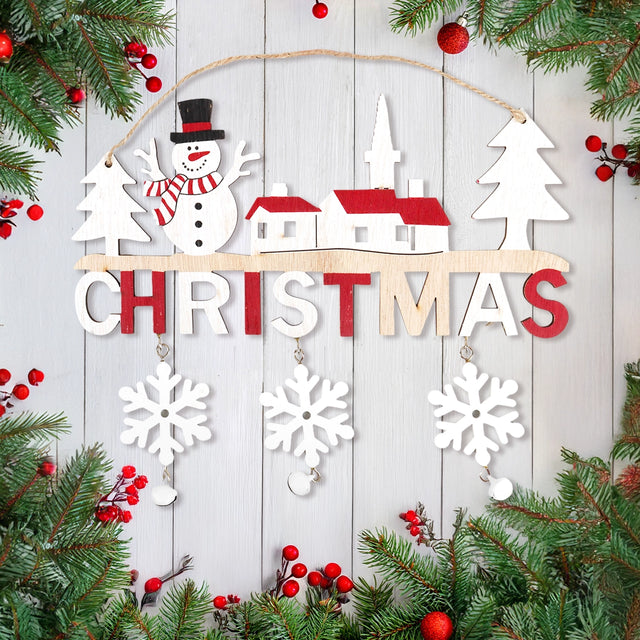 Letrero Navideño en MDF, Christmas, Snowman