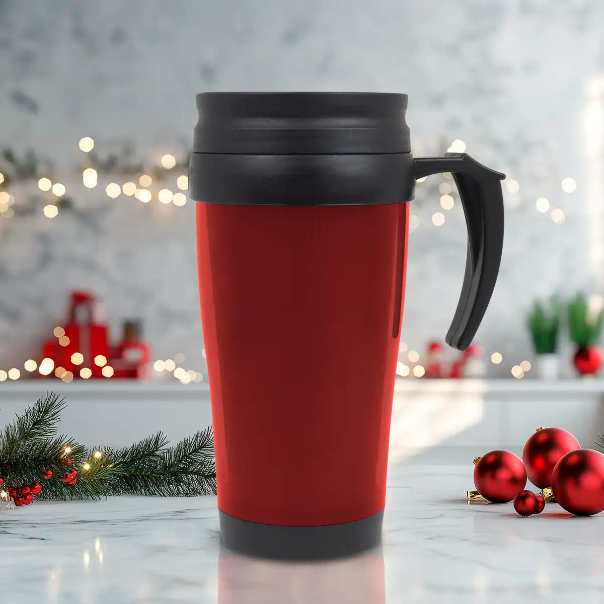 Termo de Plástico, Color Rojo