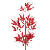 Follaje Decorativo, Glitter, Color Rojo