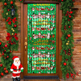 Cortina Metálica Navideña, Color Verde