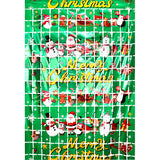 Cortina Metálica Navideña, Color Verde