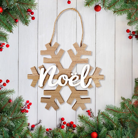 Letrero Navideño en MDF, Noel