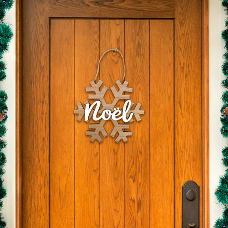 Letrero Navideño en MDF, Noel