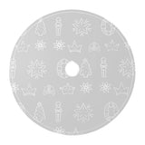 Pie de Árbol, Diseño Navideño, Color Gris