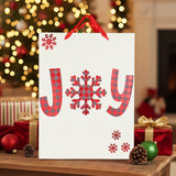 Bolsa de Regalo Navideña, Joy, Copo de Nieve