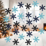 Confeti, Copo de Nieve, Color Azul