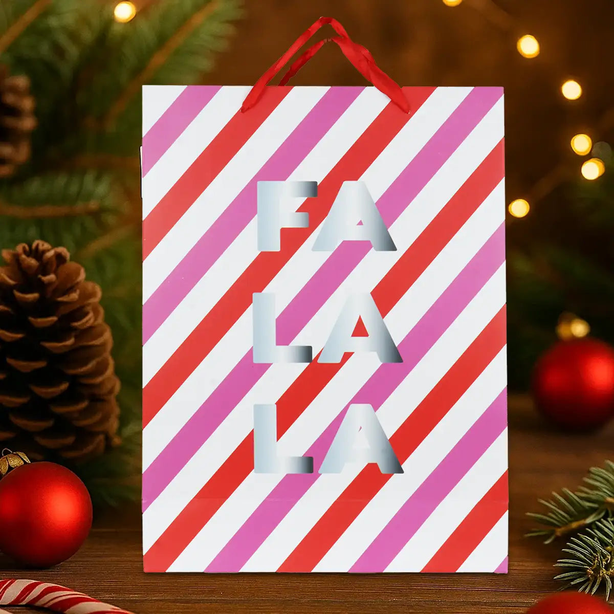Bolsa de Regalo Navideña, FA LA LA