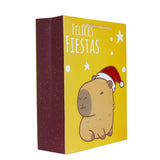 Bolsa de Regalo Navideña, Felices Fiestas, Capibara