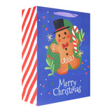 Bolsa de Regalo Navideña, Merry Christmas, Color Azul