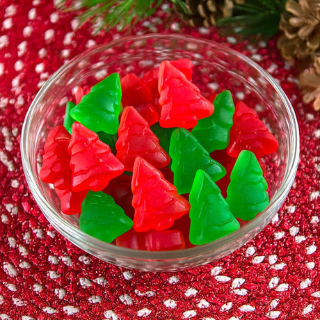 Gomitas, Sabor Menta, Forma Árbol Navideño, 90 g