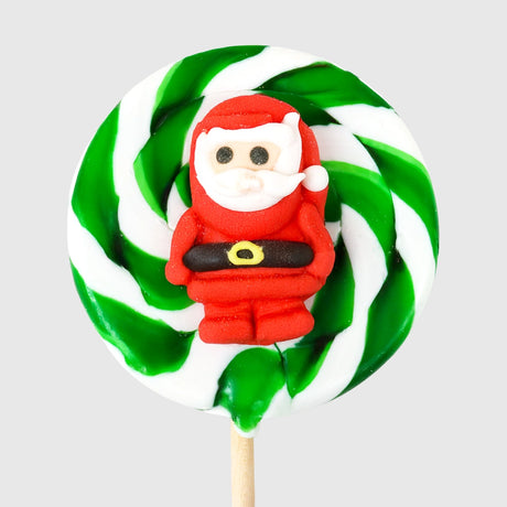 Paleta de Caramelo Redonda, Santa Claus
