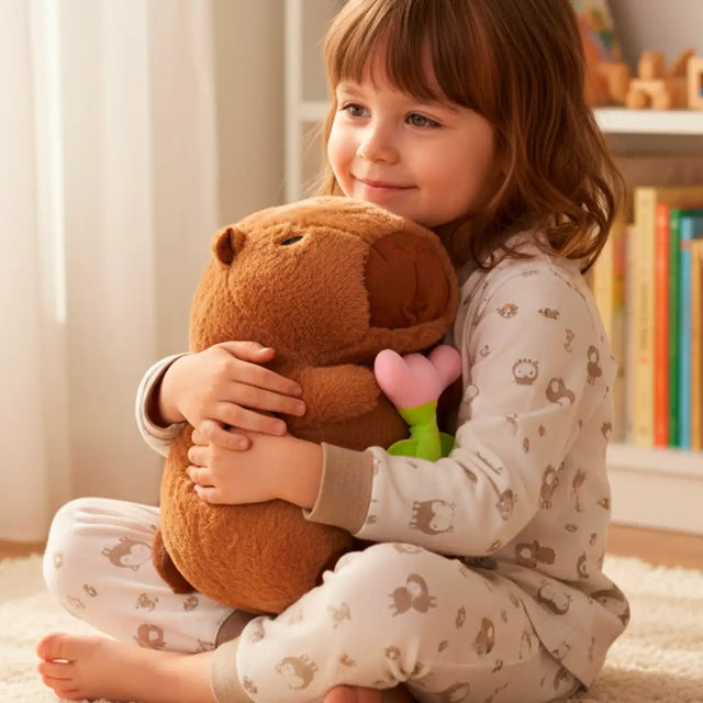 Peluche, Capibara con Tulipán