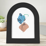 Portarretrato Ovalado, Color Negro