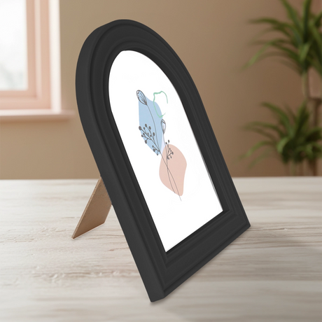 Portarretrato Ovalado, Color Negro