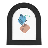 Portarretrato Ovalado, Color Negro