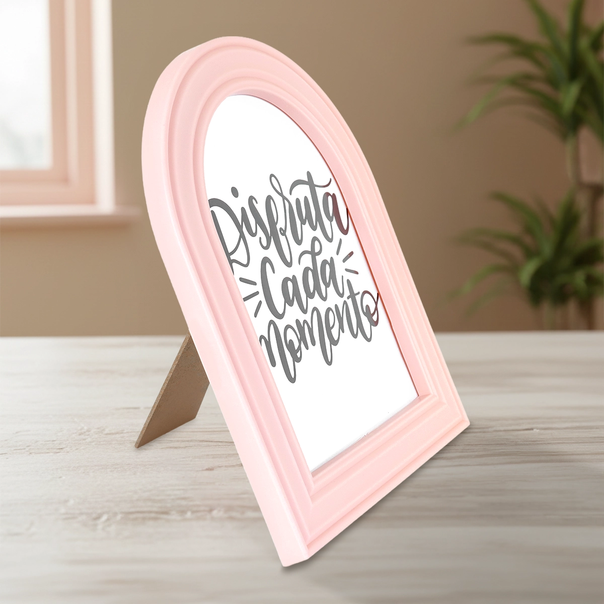 Portarretrato Ovalado, Color Rosa