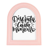 Portarretrato Ovalado, Color Rosa