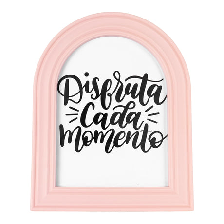 Portarretrato Ovalado, Color Rosa