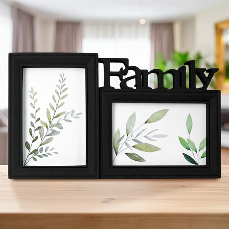 Portarretrato Family, Color Negro