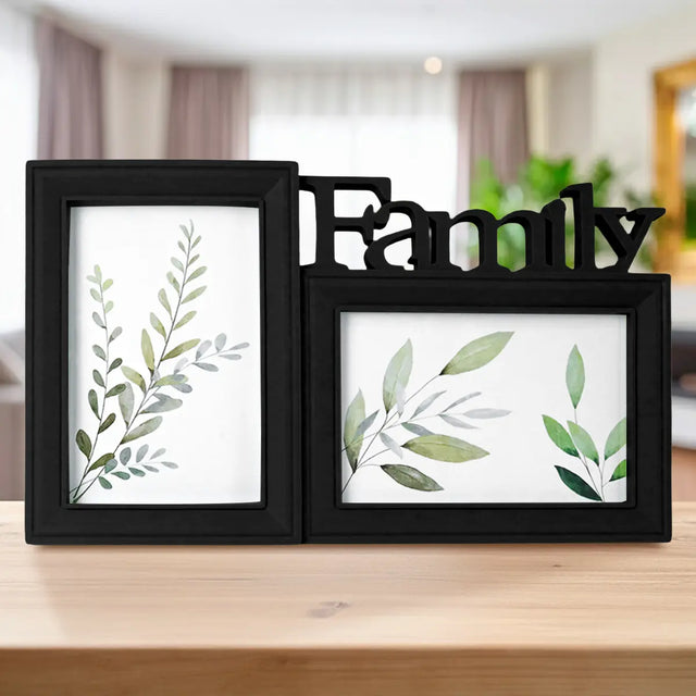 Portarretrato Family, Color Negro