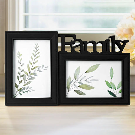 Portarretrato Family, Color Negro