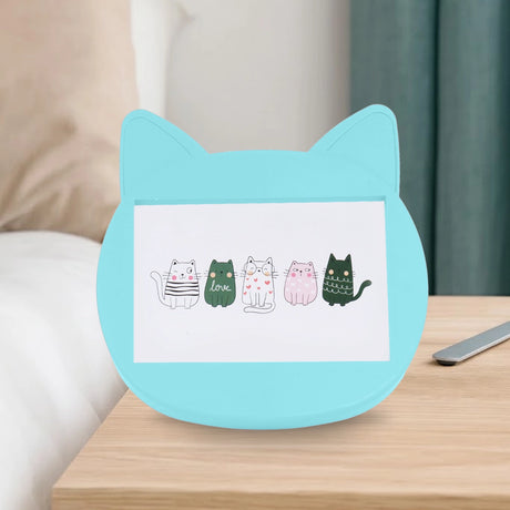 Portarretrato Gato, Color Azul