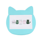 Portarretrato Gato, Color Azul