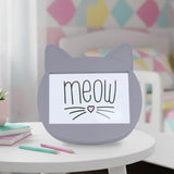 Portarretrato Gato, Color Gris