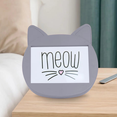 Portarretrato Gato, Color Gris