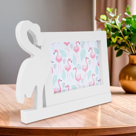 Portarretrato Flamenco, Color Blanco