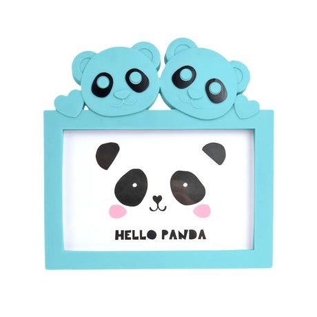 Portarretrato Panda, Color Aqua