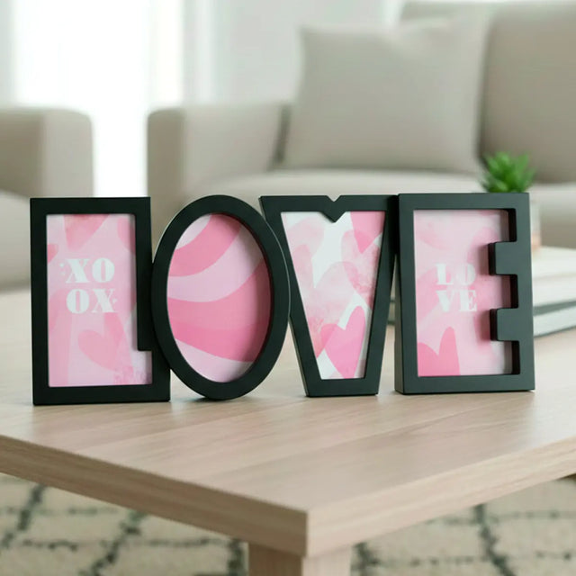 Portarretrato Love, Color Negro