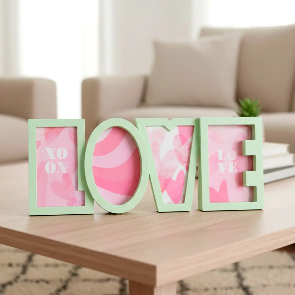 Portarretrato Love, Color Verde