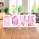 Portarretrato Love, Color Blanco