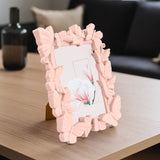 Portarretrato, Diseño Mariposas, Color Rosa, 10x15cm