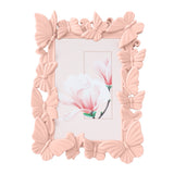 Portarretrato, Diseño Mariposas, Color Rosa, 10x15cm