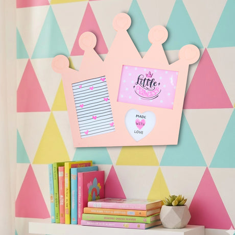 Portarretrato en Forma de Corona, Color Melón